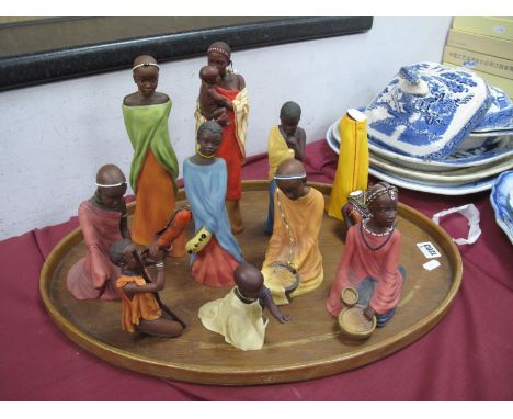 Soul Journeys Figures, including 'Bahiya', 'Awena', 'Maasai', 'Dalila'. (10)