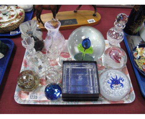Caithness and Other Paperweights, Brierley scent bottle,