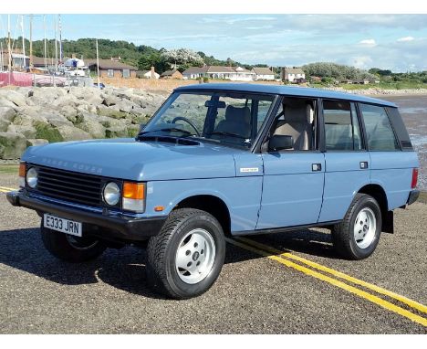 1987 Range Rover Vogue Turbo D                          This handsome home market example of what is now known as the Range R