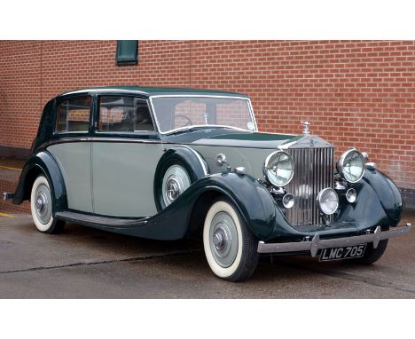 1939 Rolls-Royce Wraith H.J. Mulliner Saloon    PLEASE NOTE: This lot is not accompanied by a V5C Registration Document. The 