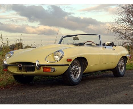 1968 Jaguar E-Type 4.2 Roadster                         PLEASE NOTE: The interior on this lot is Black and the year of manufa