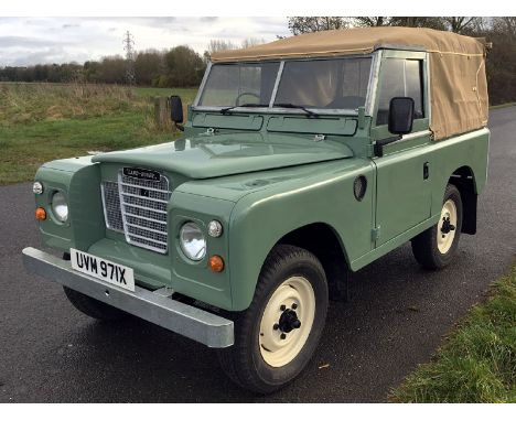 1982 Land Rover 88 Series III                                  Since 2009 this very handsome short wheelbase Landie has forme