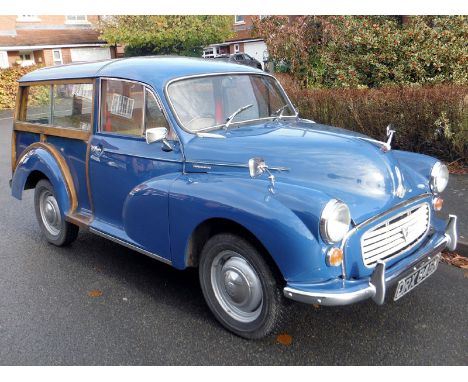 1971 Morris Minor 1000 Traveller                        DRX 846K' was one of the last Travellers built at Adderley Park and c