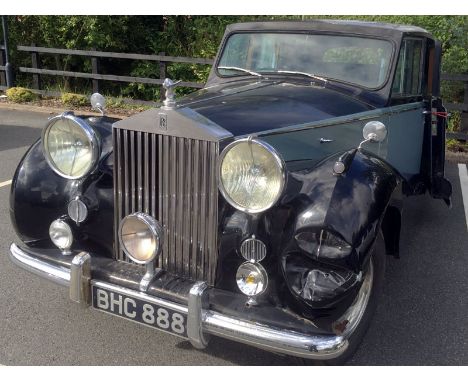 1951/53 Rolls-Royce Silver Wraith Limousine      Body design 8381 on chassis BLW15 was considered by renowned coachbuilder Ho