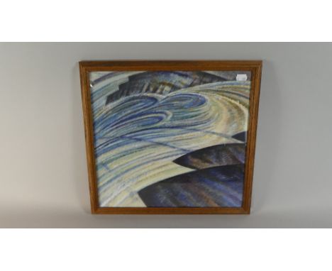 A Framed Water Colour, Seascape by Tony Purser 1987