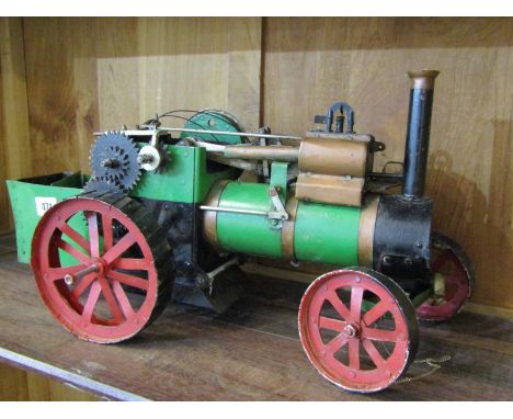 LIVE STEAM ENGINE, scratch built steam engine, 52cm length 