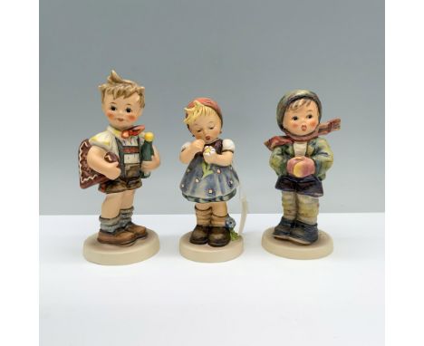 An adorable set of children figurines that includes Its Cold (421), Daisies Dont Tell (380), and Valentine Joy (399), each ca