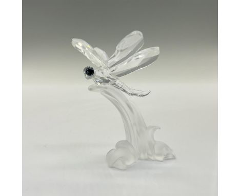 Part of the In the Secret Garden, series, small clear faceted body with multicolor iridescent eyes. Swarovski crystal acid ma