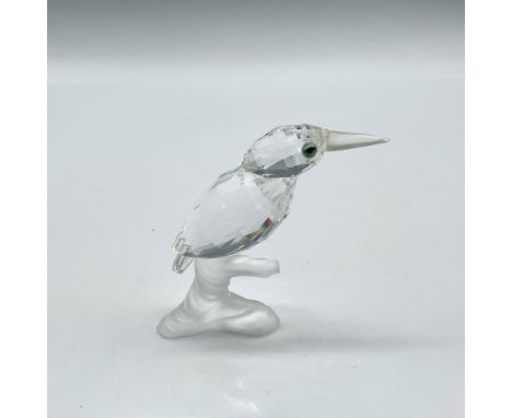 Part of the Up in the Trees theme group this clear crystal figure sits on frosted crystal branch looking out with his crystal