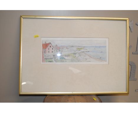 Muriel Mallows, pencil signed etching artists proof of Westgate-on-Sea