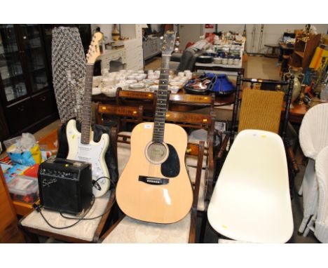 A Squire by Fender acoustic guitar
