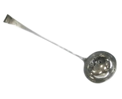 George III silver ladle, possibly London, 1773, 151g approx.
