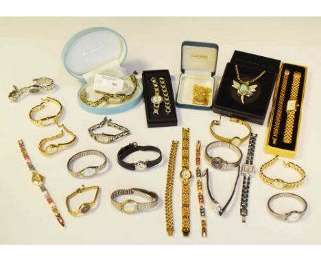 Quantity of ladies fashion watches to include; Rotary, Citron, Sekonda, Lorus, Timex, etc.