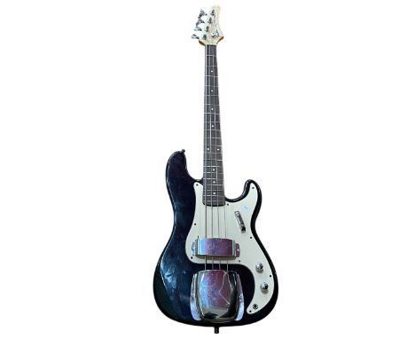 P Bass Fender replica electric guitar.