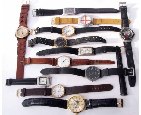 Mixed Lot: 12 various modern dress watches including Sekonda, Timex and Solo, various dates and makers (12)  