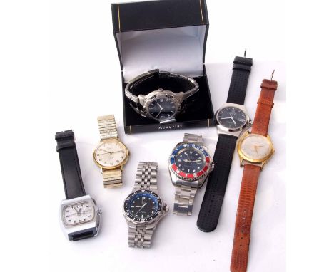 Mixed Lot: 7 various modern wrist watches including Oris, Timex, Avia, Rotary and Sekonda, various dates and makers (7)  