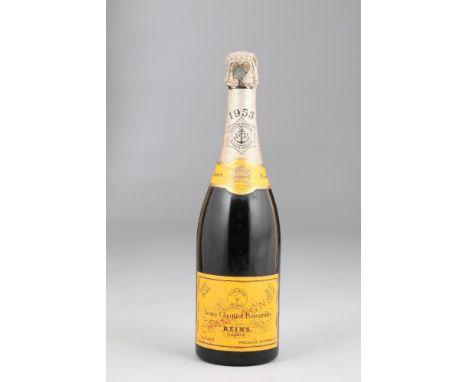 1955 Veuve Clicquot Ponsardin Vintage Champagne, 75clThis is one of Veuve Clicquots best champagnes ever made, it has aged ha