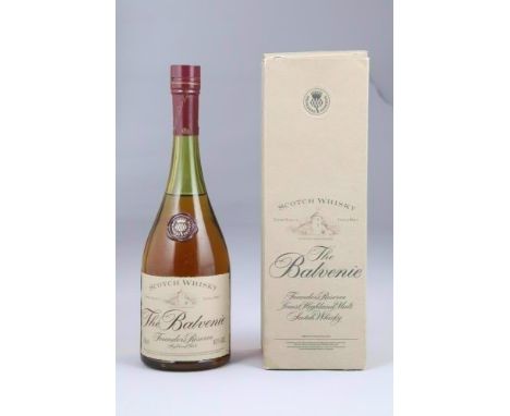 The Balvenie Single Highland Malt Scotch Whisky, founders reserve with carton, 750ml 40% vol
