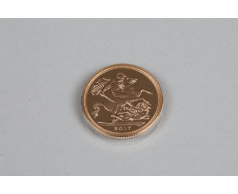 Boxed 'The Sapphire Jubilee Celebration' Sovereign, struck on 6th February 2017, No 233/750