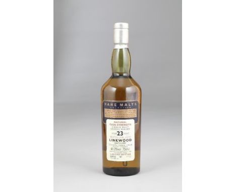 Linkwood Rare Malts selection Single Malt Scotch Whisky aged 23 years distilled 1974, limited edition bottle no 4962 Septembe