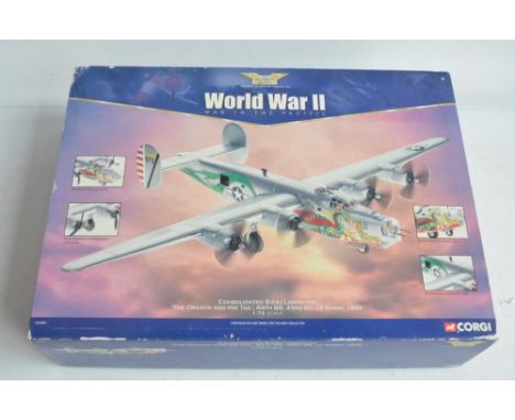 Corgi Aviation Archive 1/72 scale AA34001 USAAF Consolidated B-24J Liberator 'The Dragon And His Tail', Le Shima 1945. Model 