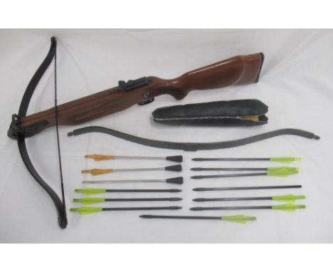 Barnett Wildcat crossbow, with spare limb, with 13 bolts 