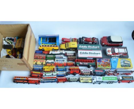 Collection of model vehicles, mostly diecast from EFSI, Matchbox, Burago, Franklin Mint, a charming boxed Indian made steel p