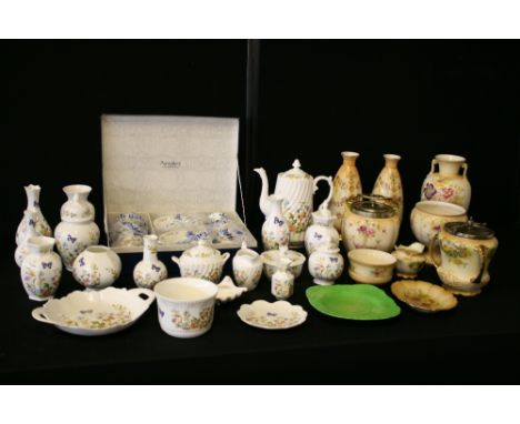 AYNSLEY - ROYAL DEVON - a collection of ceramics to include 18 Aynsley Cottage Garden pieces (a boxed teacup and saucer set, 