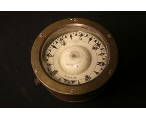 SHIP'S COMPASS - a brass "Meteorite" ship's compass no.86333.