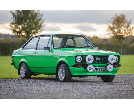 Comprehensively restored, original UK, RHD Escort Sport that's ready to go.Fabulous, 84bhp 'Sport' in Signal Green supplied b