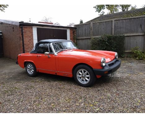 Truly stunning little MG from long term ownership. Late production Midget 1500 with the 65bhp, 1493cc engine and black rubber