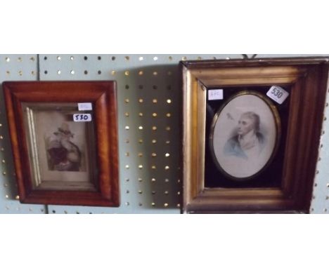 2 GILT FRAMED 1 PRINT BY BARTOLOZZI &amp; THE OTHER PRINT OF AN IRISHMAN PLAYING THE PIPES