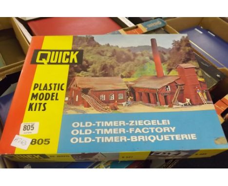 PLASTIC MODEL KIT OF THE OLD TIMER FACTORY &amp; ONE OTHER