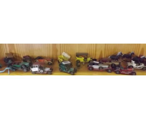 SHELF OF VINTAGE PLAY WORN TOYS