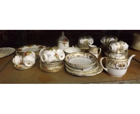 SMALL QTY OF ROYAL ALBERT - OLD COUNTRY ROSES &amp; NORITAKE PART TEA SET