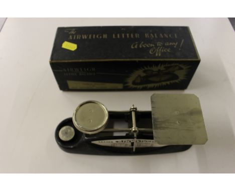 A set of Airweigh postal scales and weights in original box