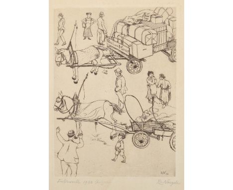 Nägele, ReinholdMurrhardt 1884 - 1972 Stuttgart, Stud. an der Kunstgewerbeschule Stuttgart, in München, Paris und Holland, Gr