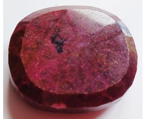 LARGE RUBY STONE 50MM X 45MM X15MM
