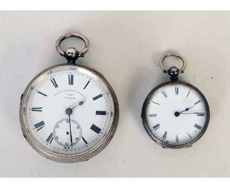 A late Victorian silver gentleman's pocket watch, hallmarked Chester, 1901, the movement signed 'G Yates, South Crescent Cham