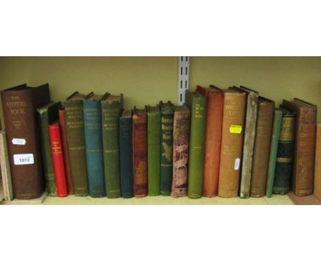 An interesting collection of late 19th century and other hunting, natural history, game keeping and related subjects