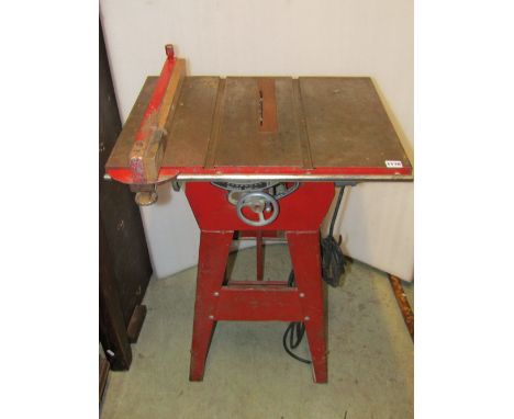 A Startet electric workshop circular saw bench