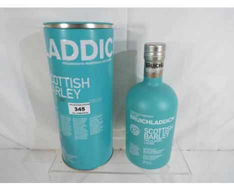 Bruichladdich Scottish Barley, The Classic Laddie, unpeated Islay single malt Scotch whisky, 700ml, 50% vol, blue bottle in l