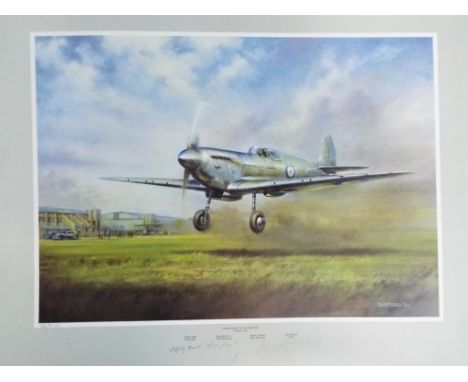 After Jim Mitchell - a limited edition print by Jim Mitchell entitled First Flight of the Spitfire No. 786 of 975 signed in p