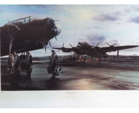 After Robert Taylor - a limited edition print by Robert Taylor entitled Bombers Moon No. 489 of 850, signed in pencil by the 