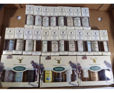 Gordon & MacPhail Traditional Miniatures - a collection of 29 all different miniature Single Malt Scotch Whiskies, sealed in 