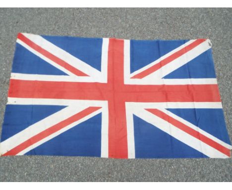 Union Flag / Union Jack - a vintage cotton flag, approx 100 cm x 164 cm