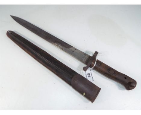 A 1903 dated, 1903 Pattern SMLE Sword Bayonet This is a 1903  Enfield Sword Bayonet for the SMLE rifle. The bayonet has a 30.