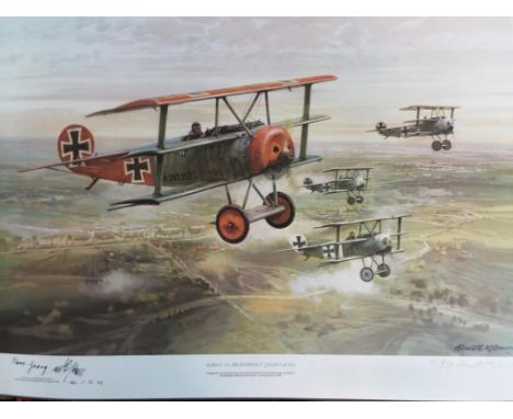 After Kenneth McDonough - a limited edition print by Kenneth McDonough entitled Baron von Richthofen Jagdstaffel No. 71 of 85