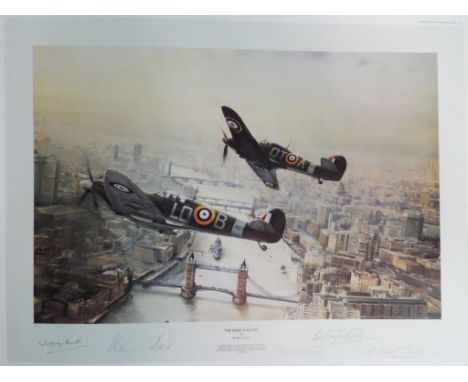 After Robert Taylor - a limited edition print by Robert Taylor entitled Victory Salute No. 489 of 500, image size approximate