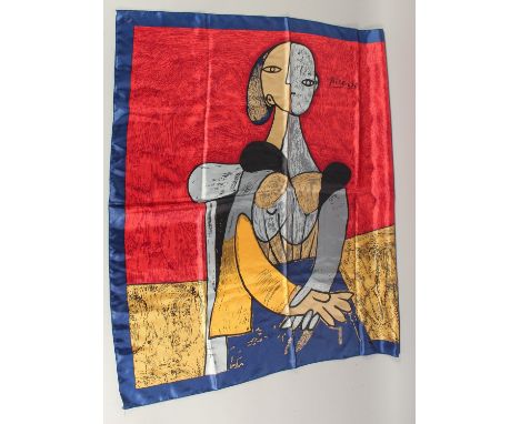 A HERMES SILK SCARF, after Picasso.